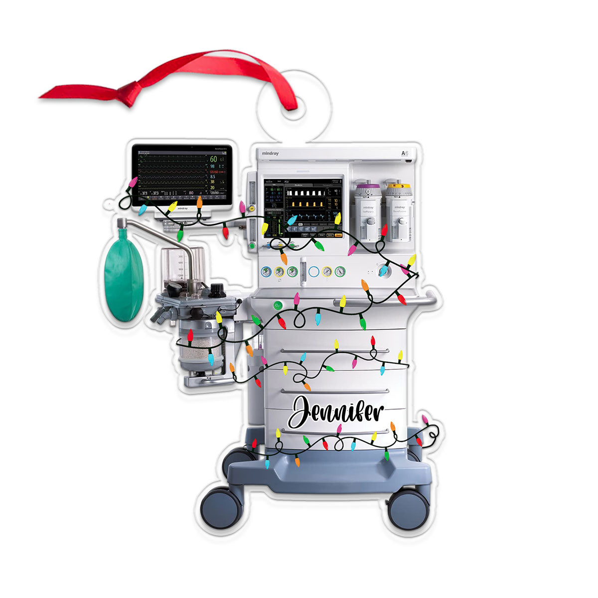 Custom Name Doctor Or Nurse Anesthesia Machine