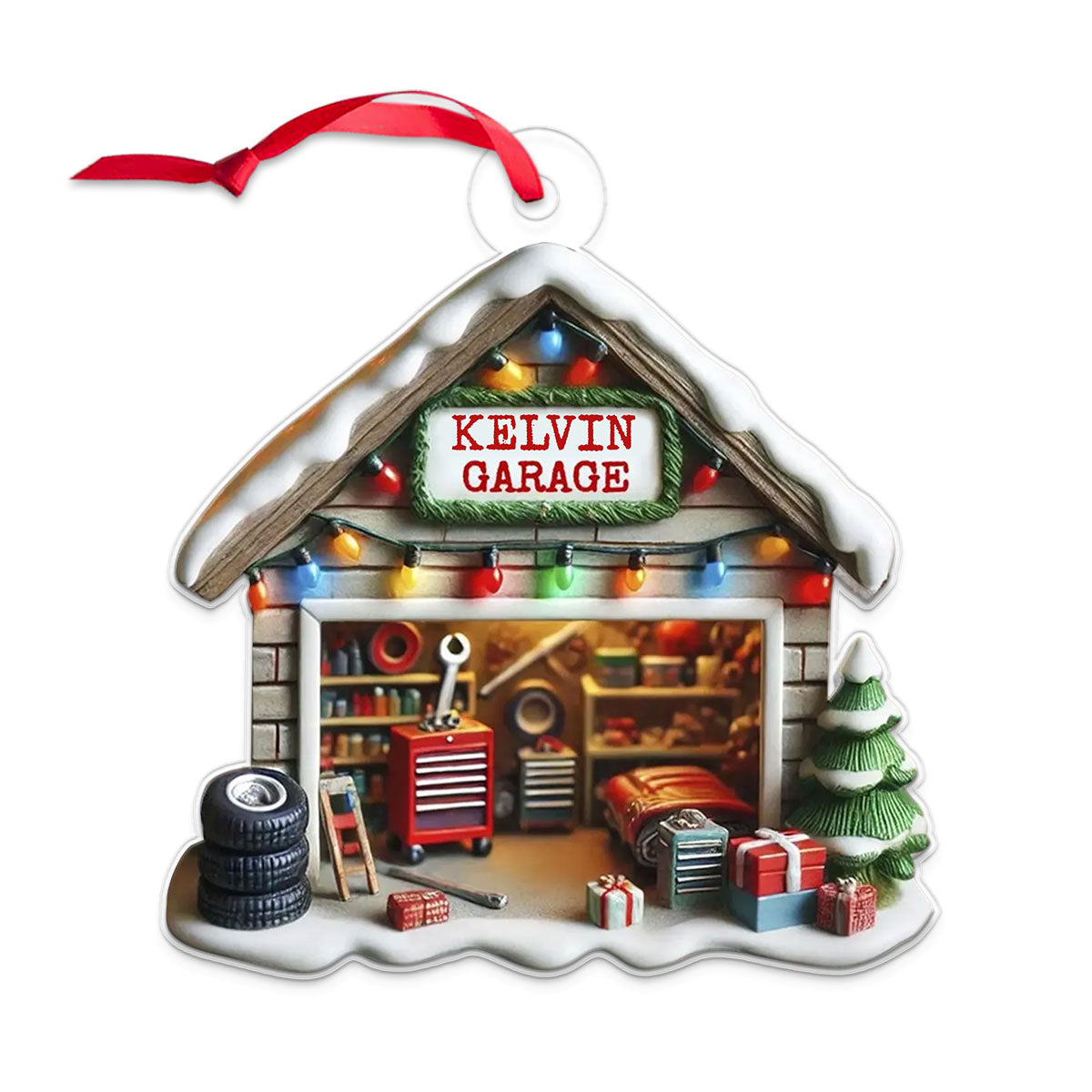 Custom Name Garage Mechanic, Car Enthusiasts