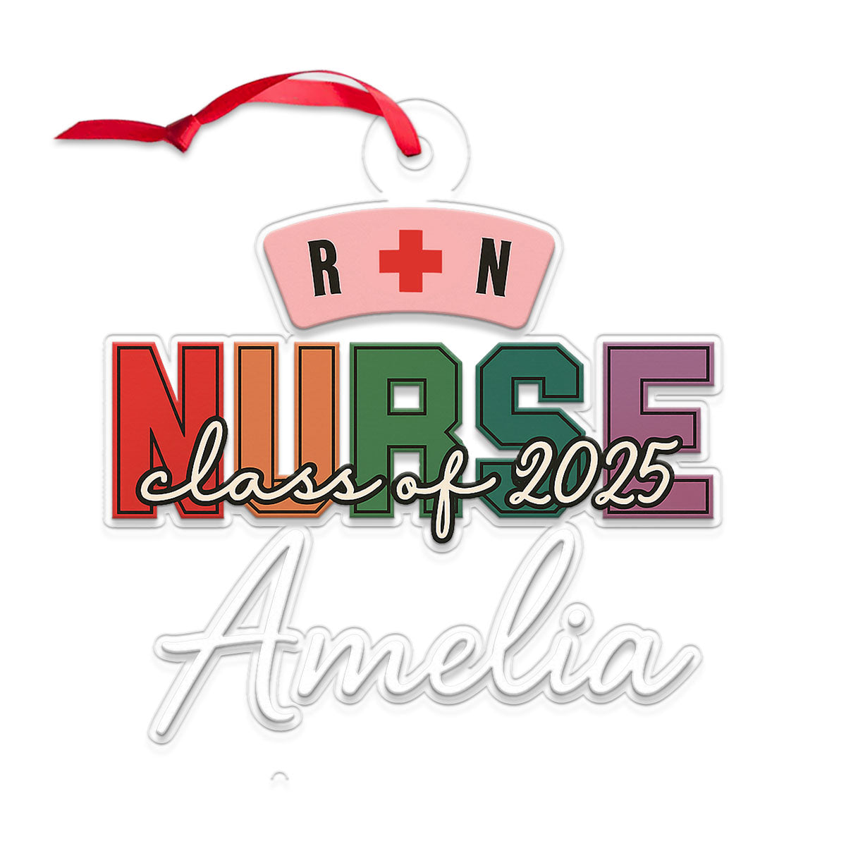 Custom Name Nurse R-N Graduate Gift
