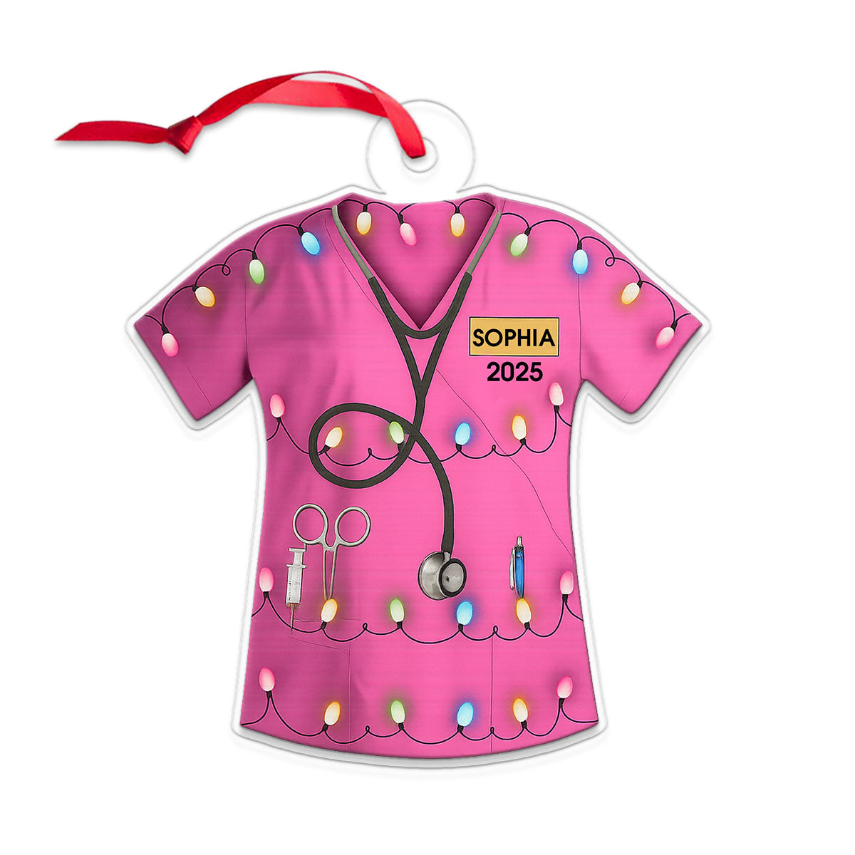 Custom Name Nurse Uniform, Medical Staff