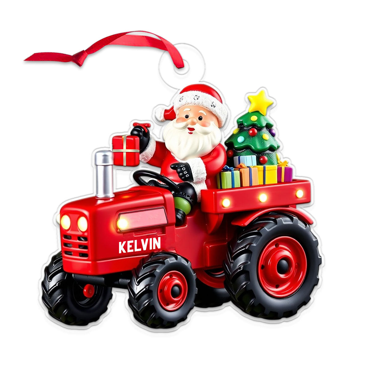 Custom Name Santa Trucker