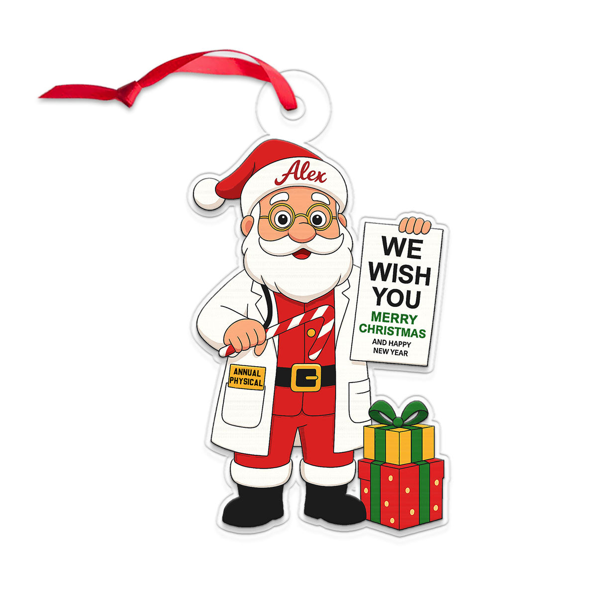 Cutsom Name Doctor Santa Xmas