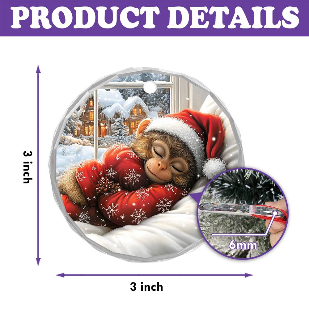 Monkey Sleeping In Bed Design 2