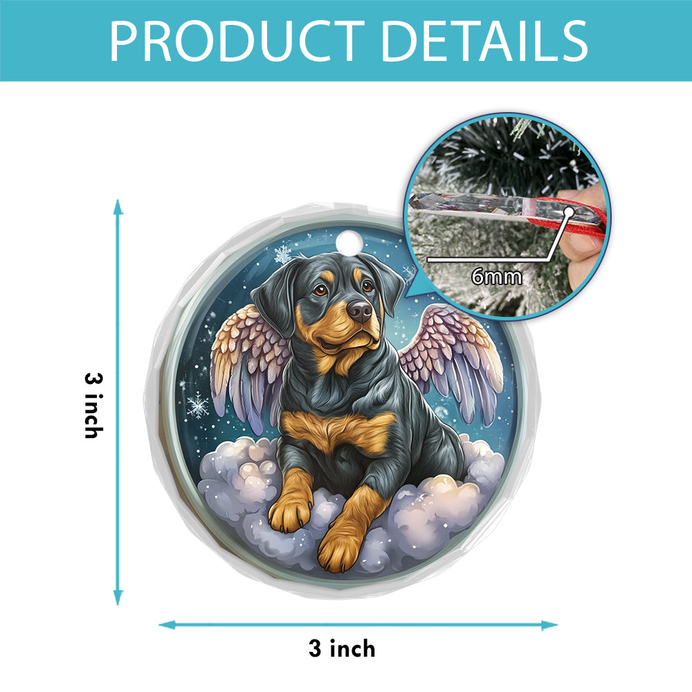 Angel Rottweiler Dog 4