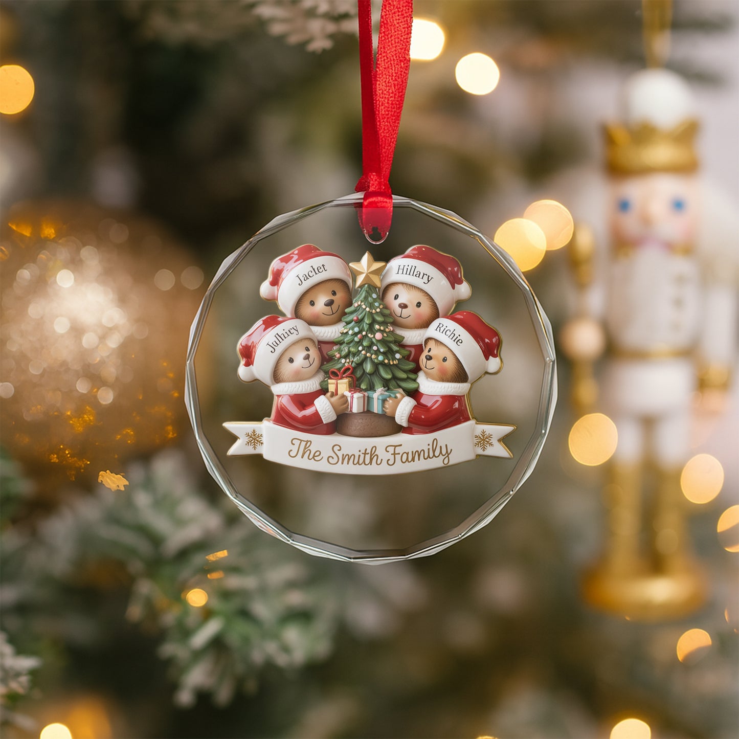 Personalize Christmas Family Ornament 3