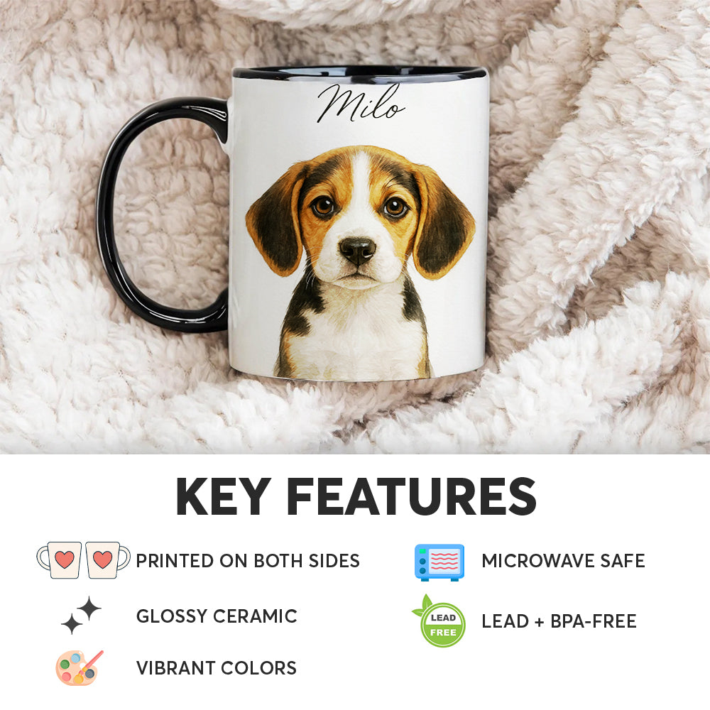 Custom Dog Portraint And With Name