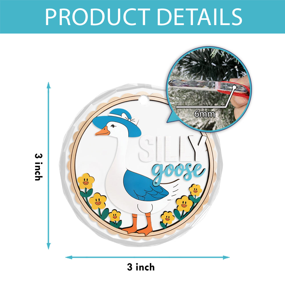Goose Ornament - custom name