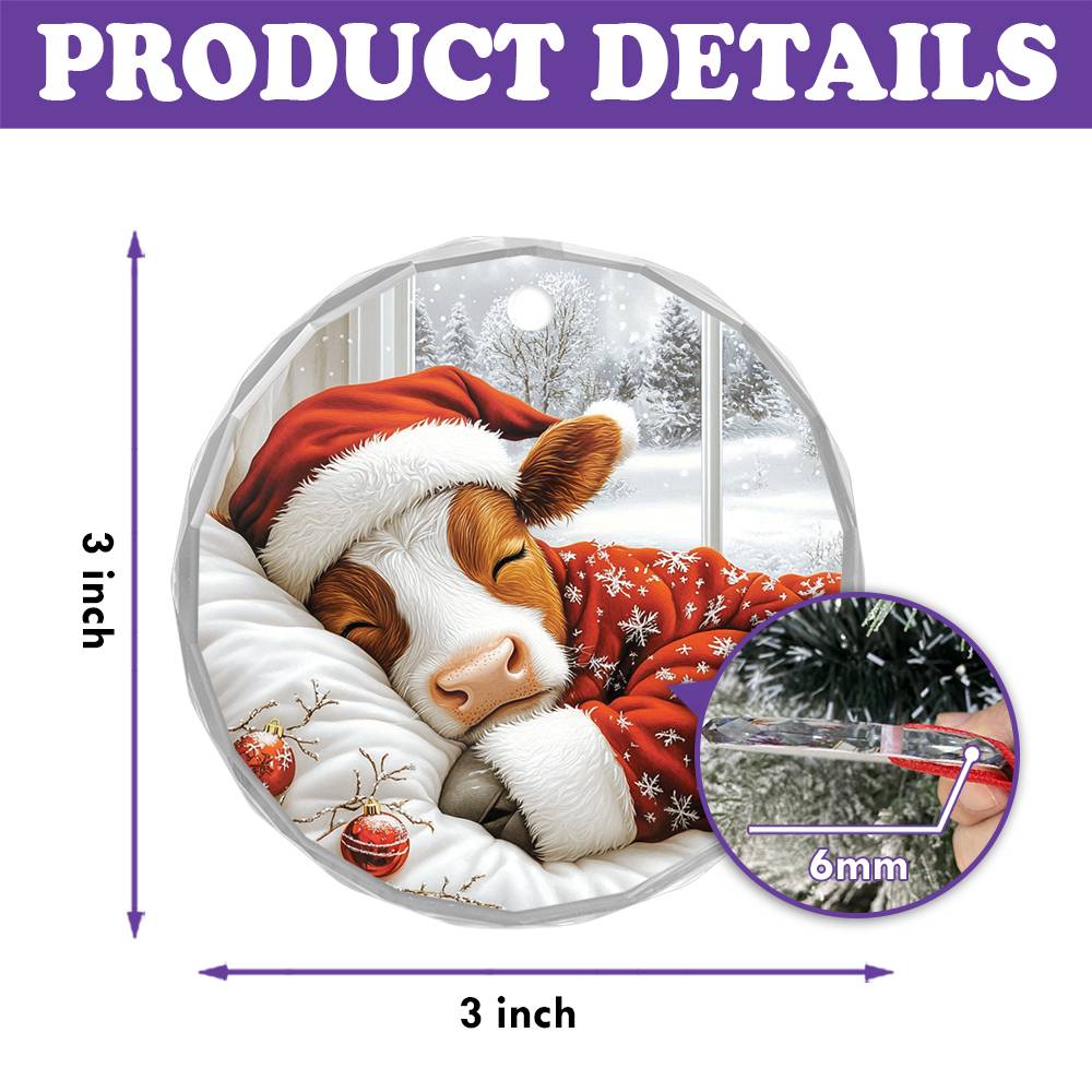 Dairy Cow Sleeping In Bed Design 4