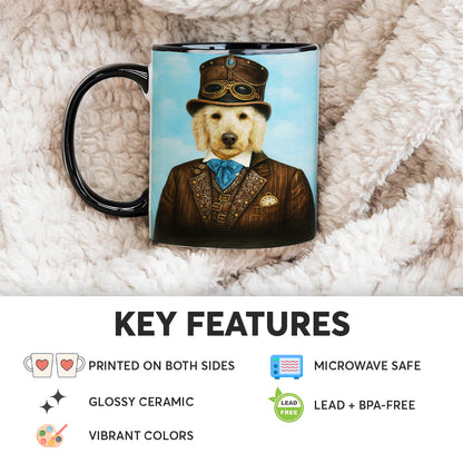 Custom Photo Pilot Dog Mug Gift For Dog Lovers
