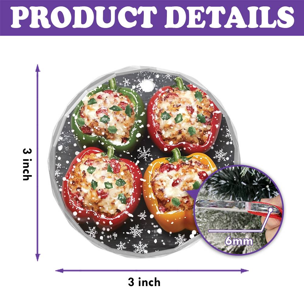 Stuffed Bell Peppers Close up Design 2