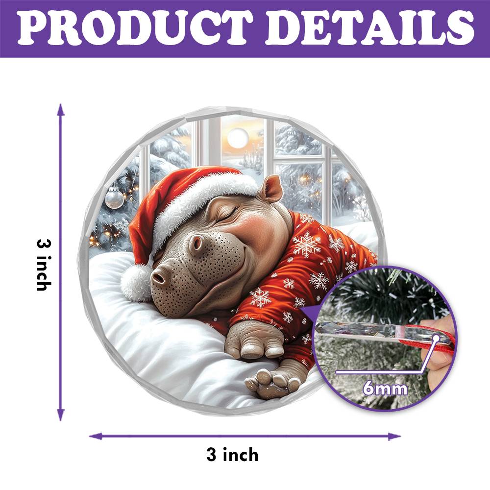 Hippo Sleeping In Bed Design 2