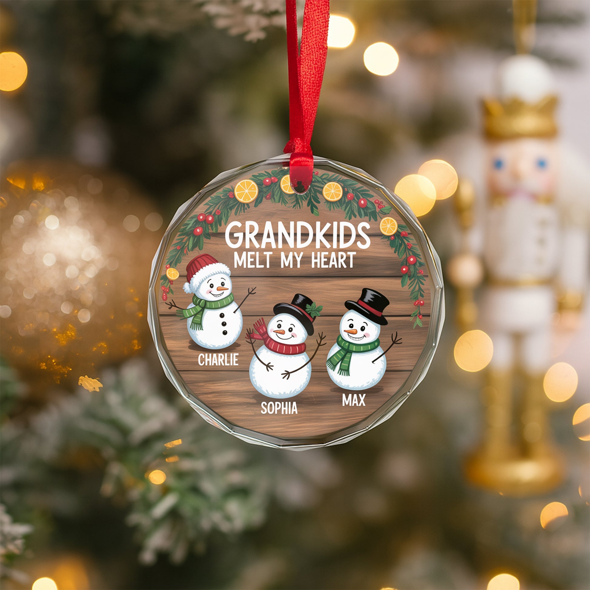 Personalized Custom Name Snowman