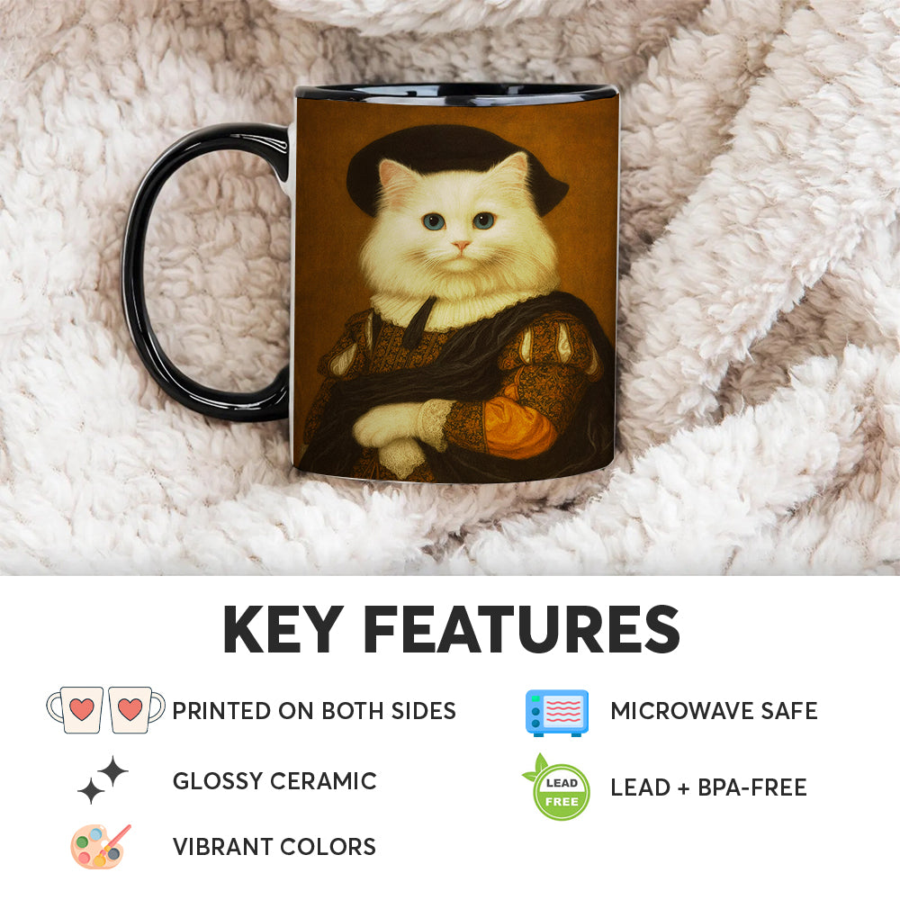 Custom Photo Royal Cat MugCat Lover Gifts