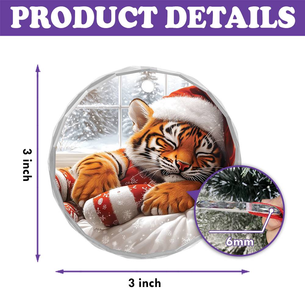 Tiger Sleeping In Bed Design 3