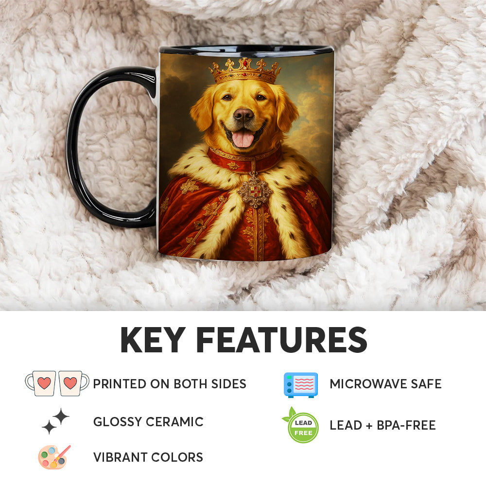 Custom Photo Dog Royal Pet King Portrait
