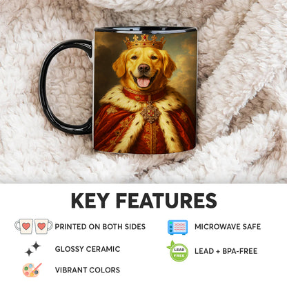 Custom Photo Dog Royal Pet King Portrait