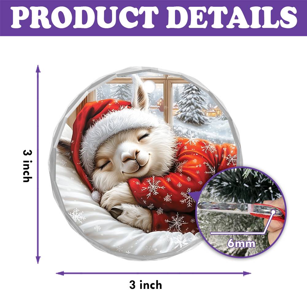Llama Sleeping In Bed Design 1