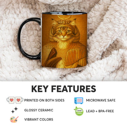 Custom Photo Cleopawtra Cat MugGift For Cat Lovers