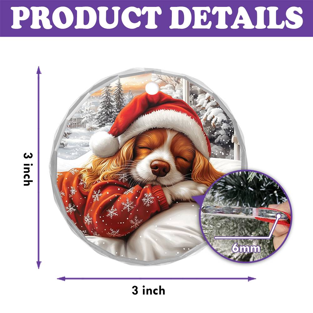Cocker Spaniel Dog Sleeping In Bed Design 2