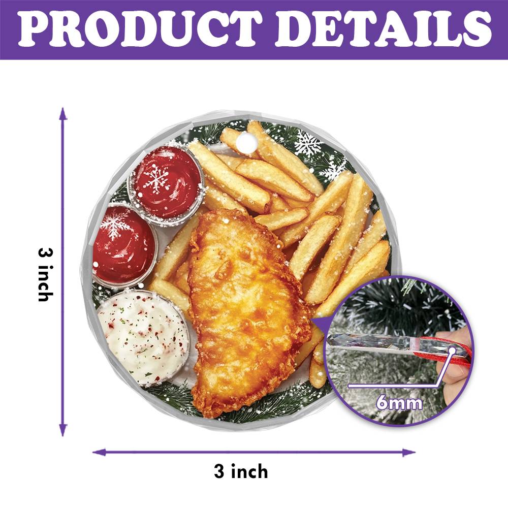 Fish and Chips (UK) Close up Design 3