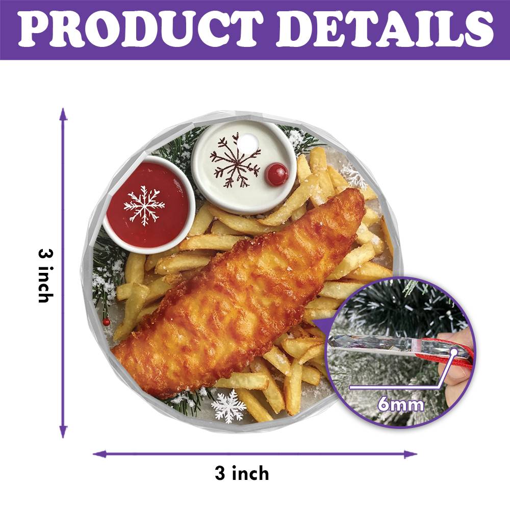 Fish and Chips (UK) Close up Design 1