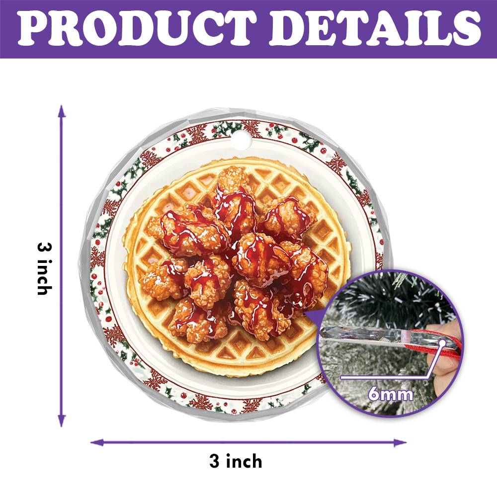 Chicken and Waffles Close up Design 2