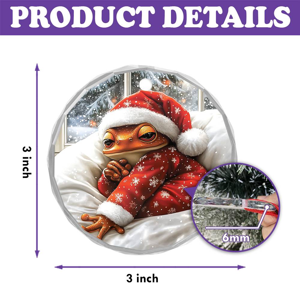 Frog Sleeping In Bed Design 2