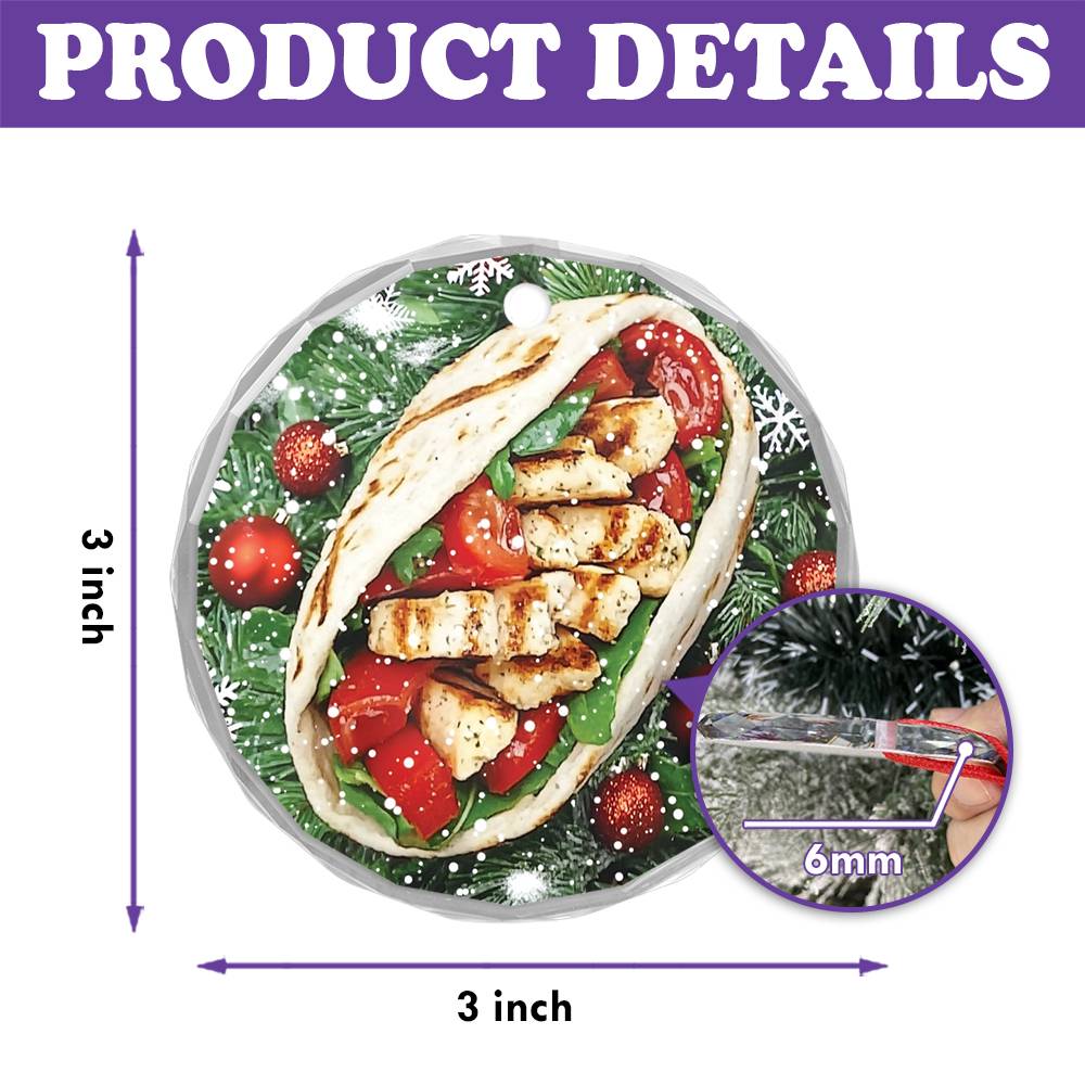 Chicken Caesar Wrap Close up Design 2