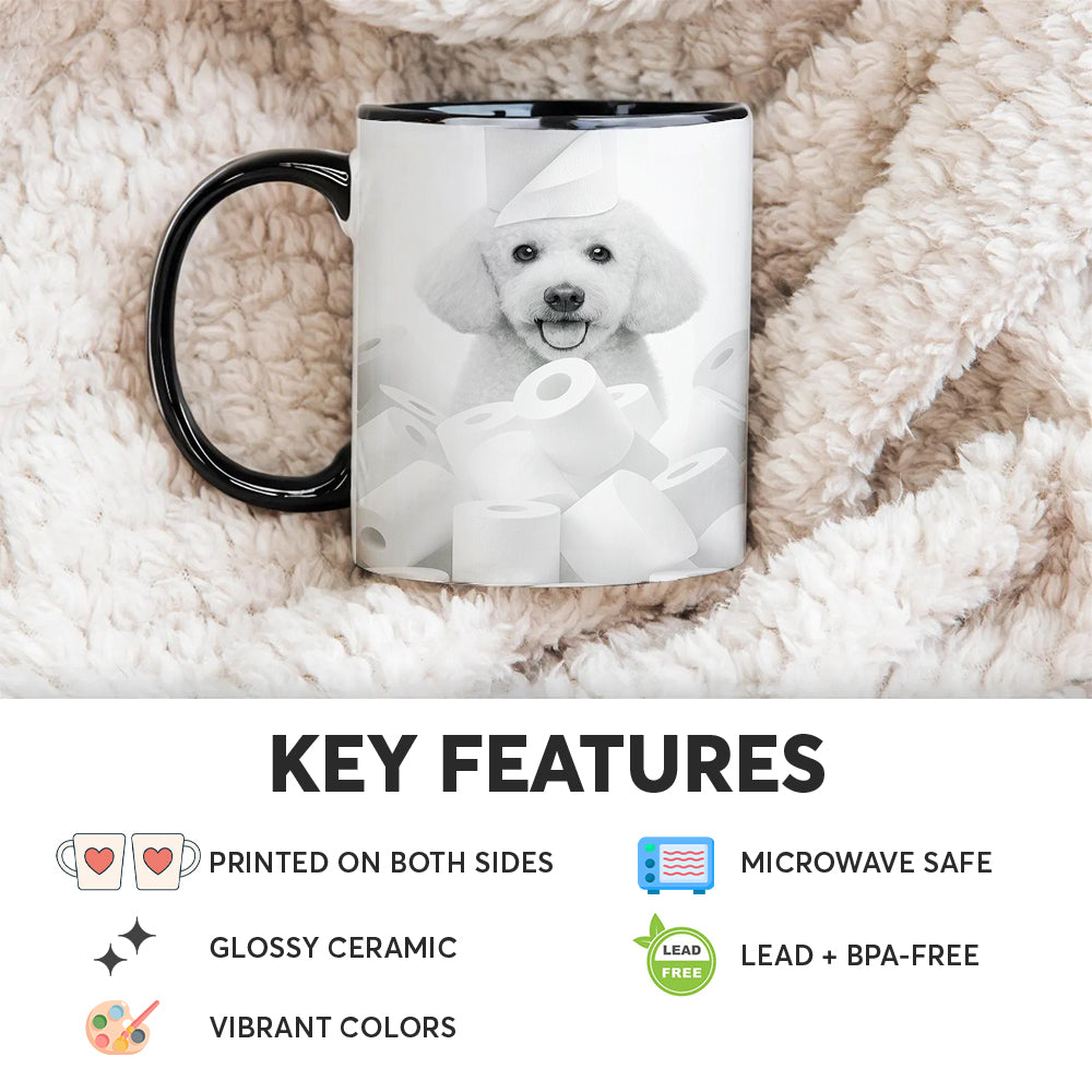 Custom Photo Dog Bathroom Mug