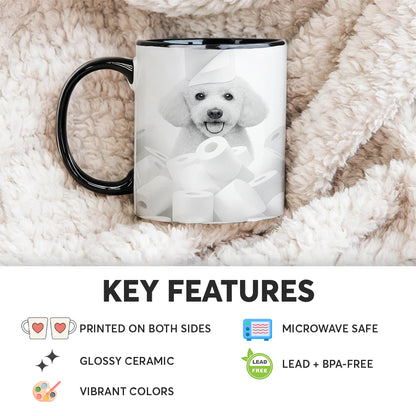 Custom Photo Dog Bathroom Mug