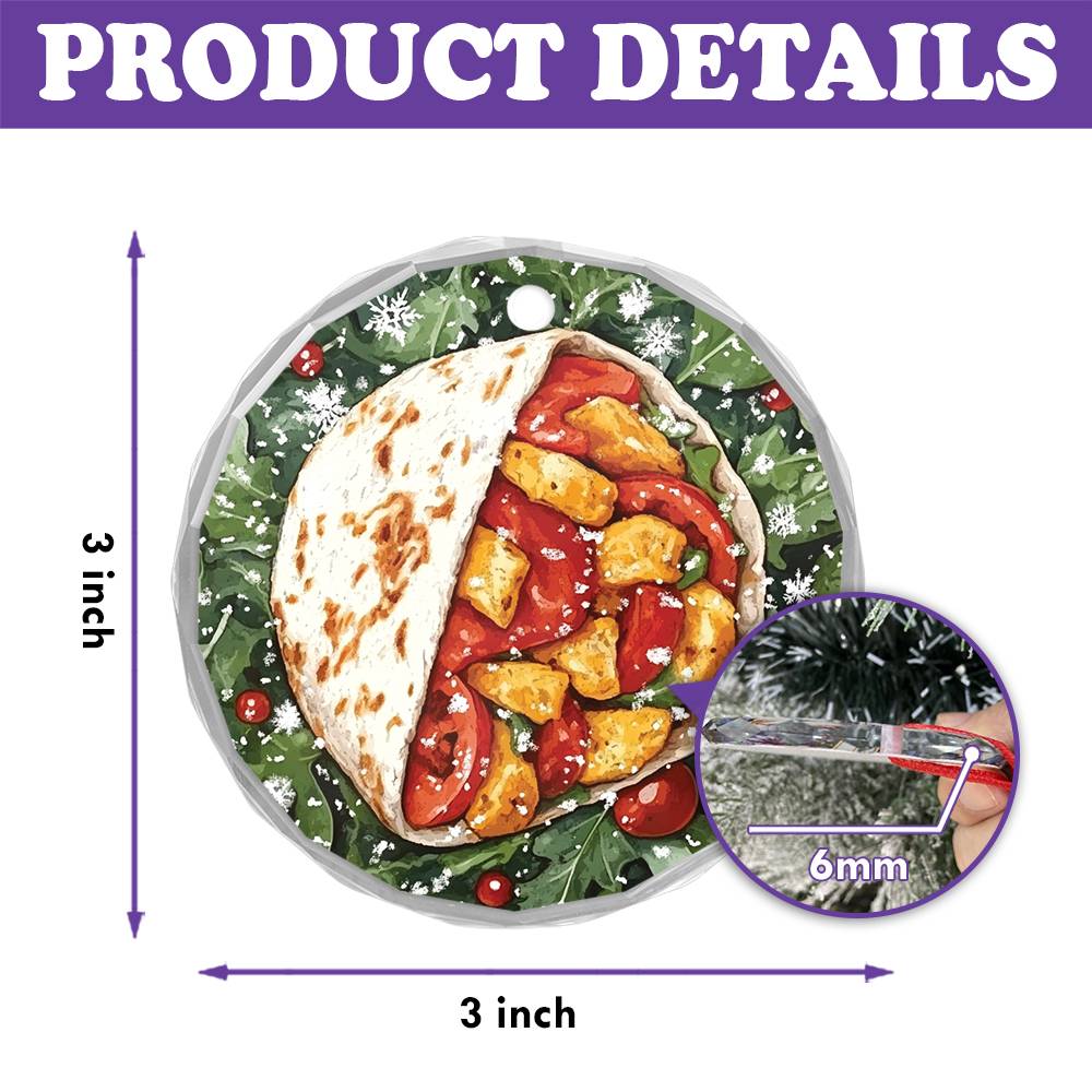 Chicken Caesar Wrap Close up Design 1