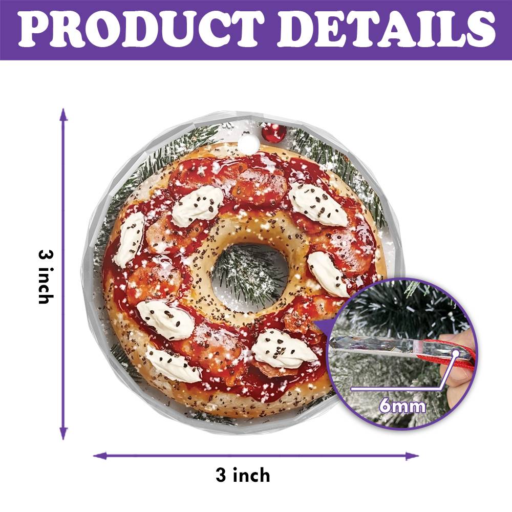 Bagel with Cream Cheese and Lox Close up Design 3