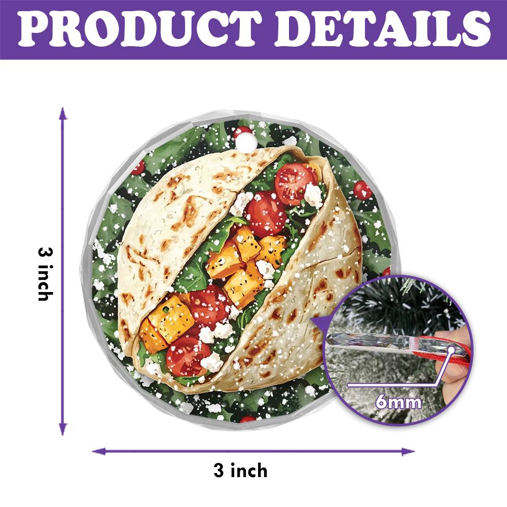 Chicken Caesar Wrap Close up Design 3