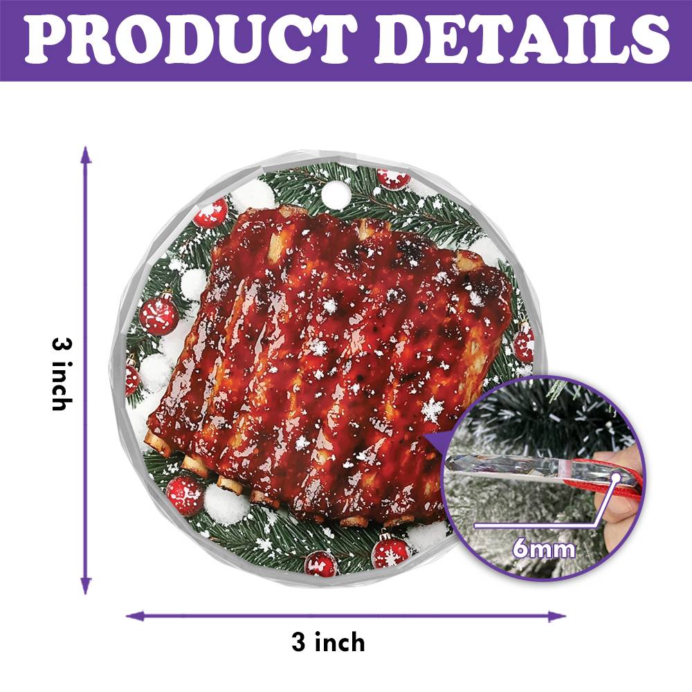 Barbecue Ribs Close up Design 4