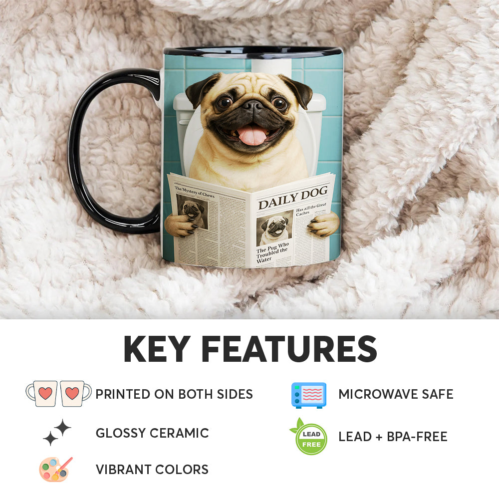 Custom Photo Dog Toilet Bathroom