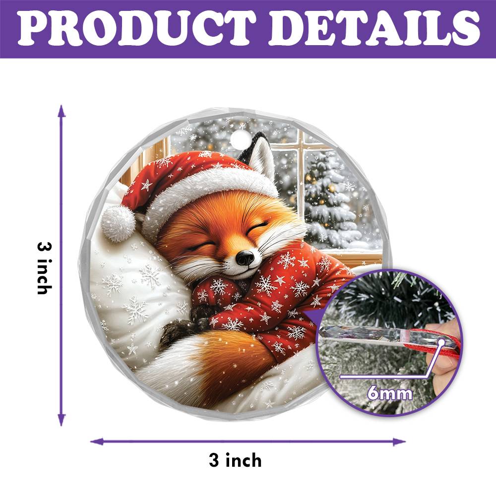 Fox Sleeping In Bed Design 2
