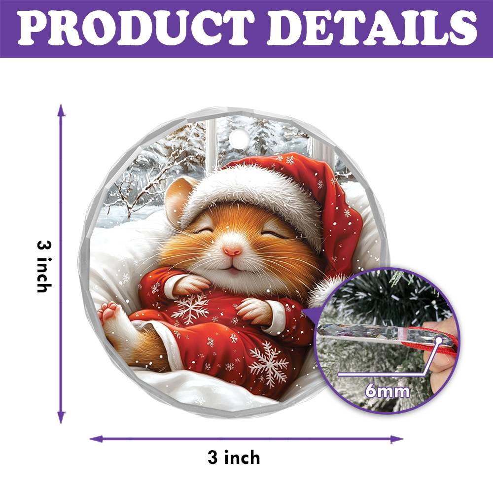 Hamster Sleeping In Bed Design 2