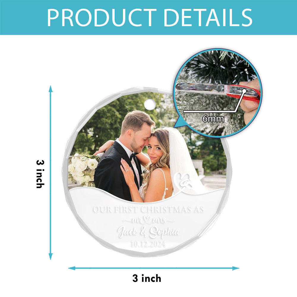 Personalized Couple First Christmas