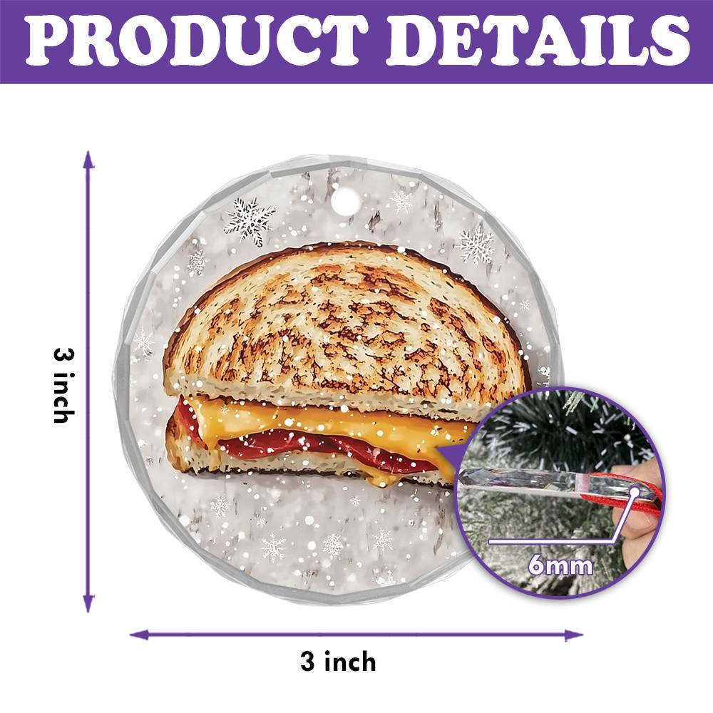 Grilled Cheese Sandwich Close up Design 1