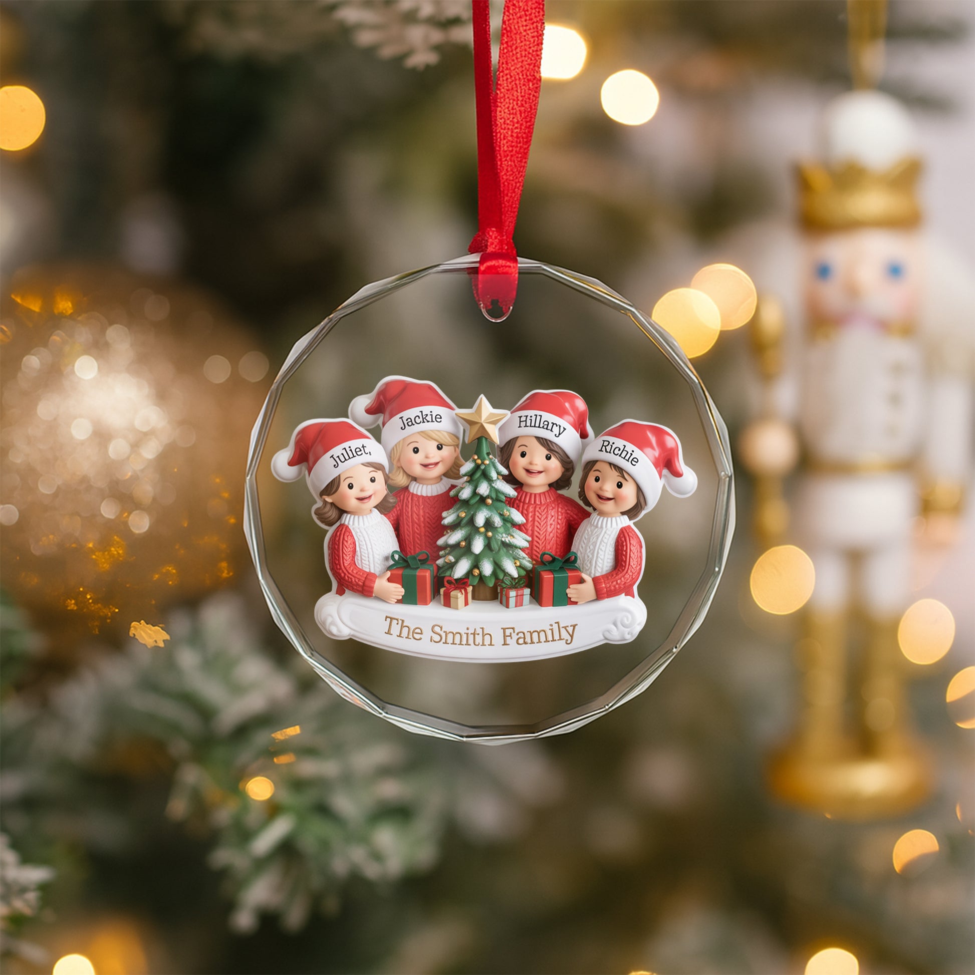 Personalize Christmas Family Ornament4