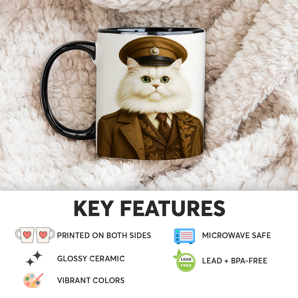 Custom Photo Captain Cat Canvas