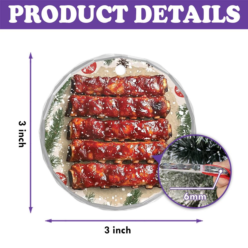 BBQ Ribs (USA) Close up Design 2