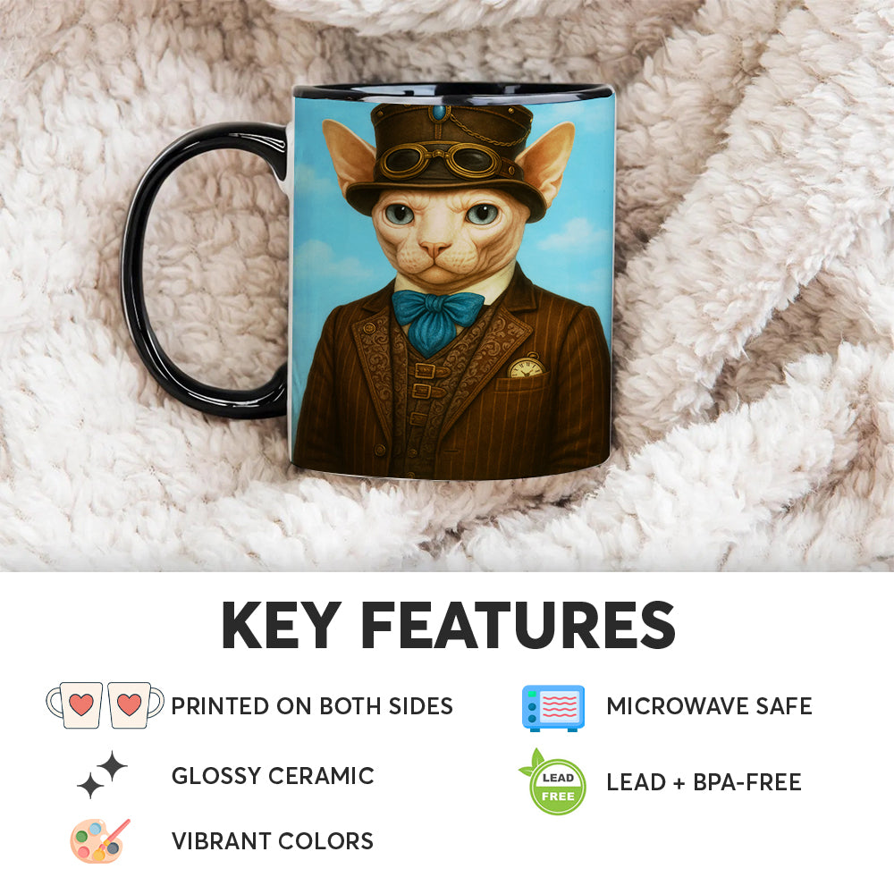 Custom Photo Pilot Cat MugGift For Cat Lovers