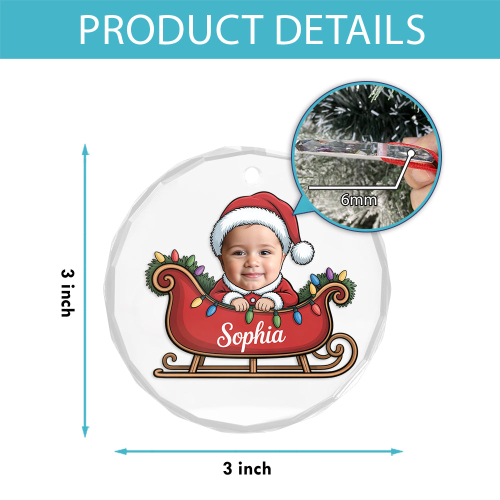 Custom Photo Little Santa