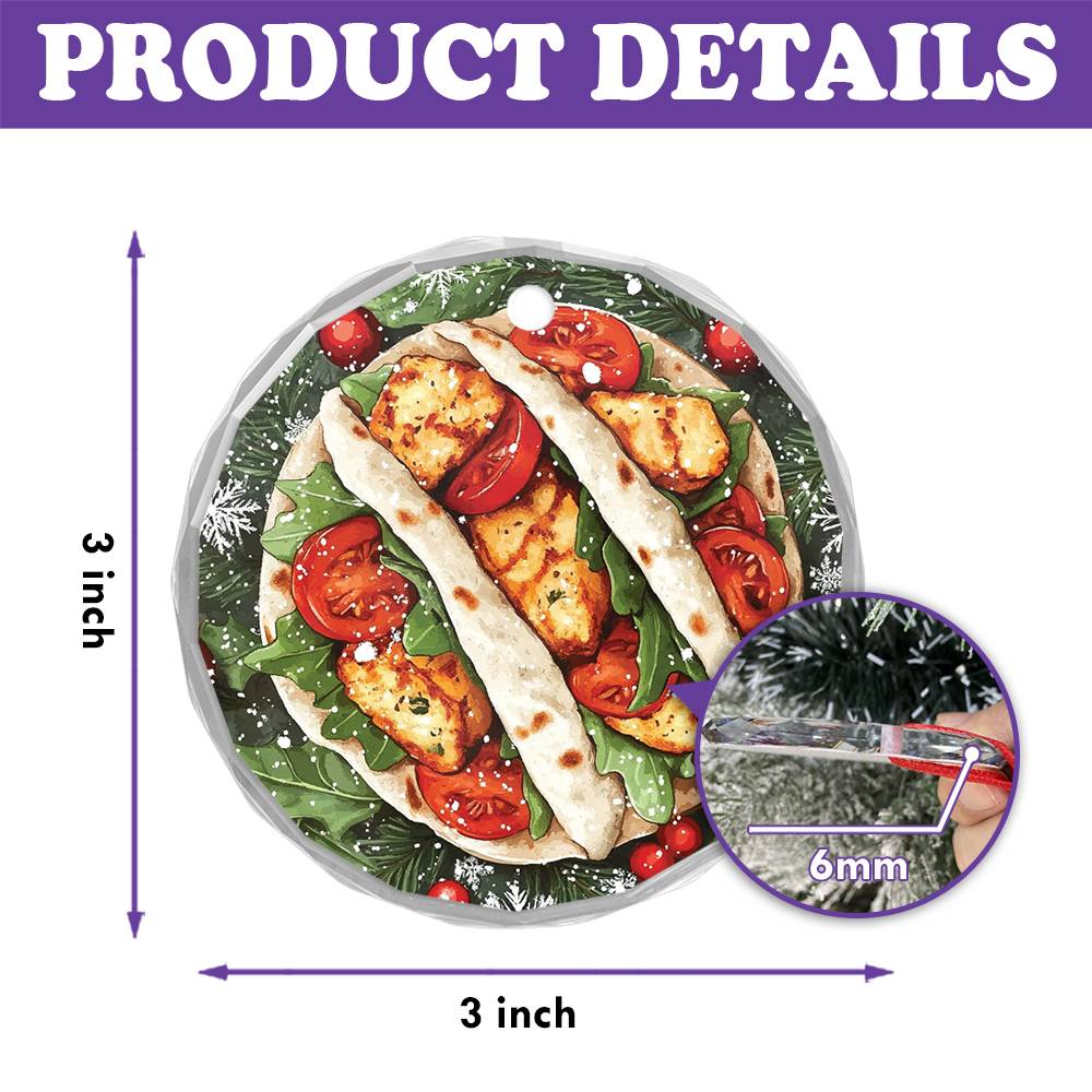 Chicken Caesar Wrap Close up Design 4