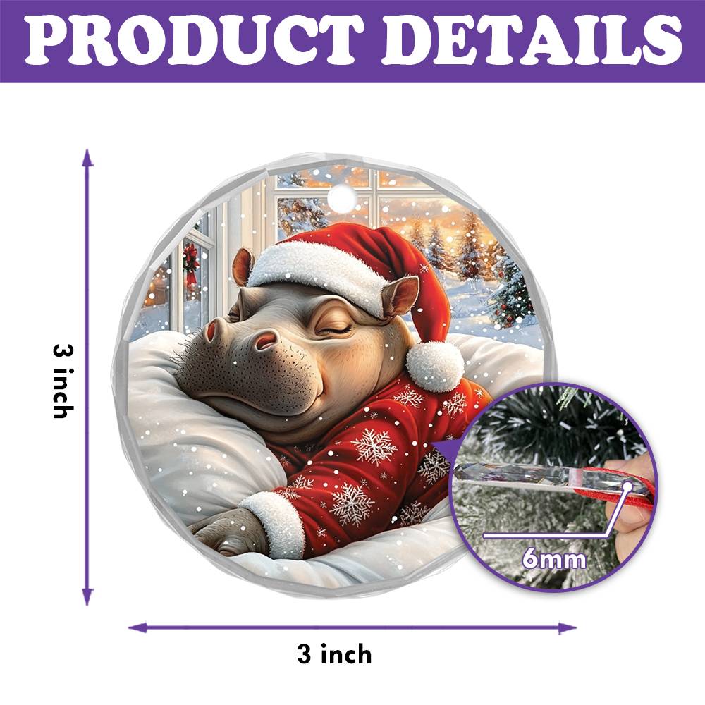 Hippo Sleeping In Bed Design 1