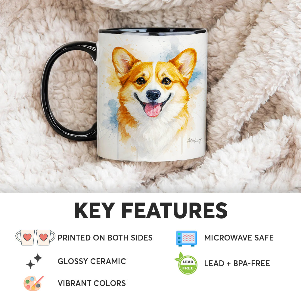 Custom Photo Dog Watercolor Artwork