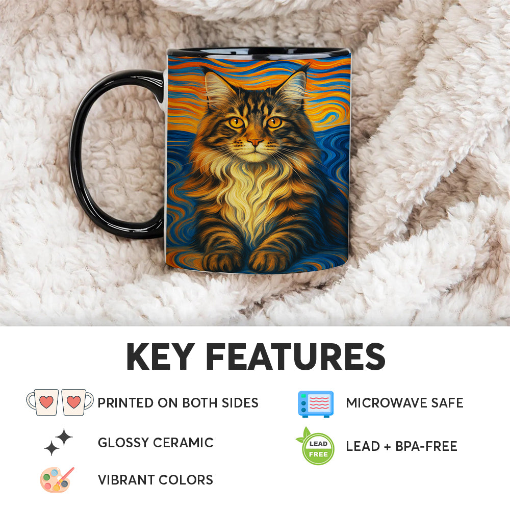 Custom Cat Portrait Expressionist Art