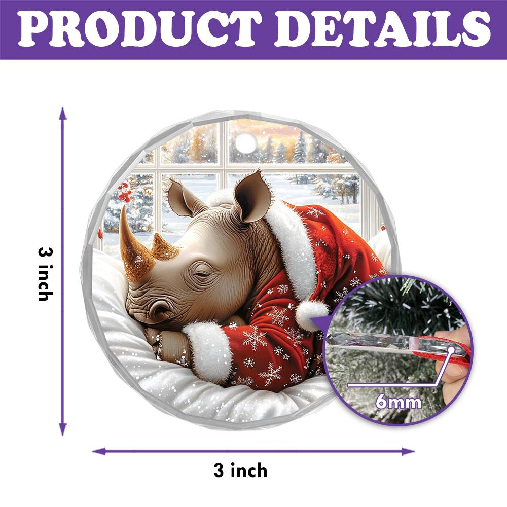 Rhino Sleeping In Bed Design 3
