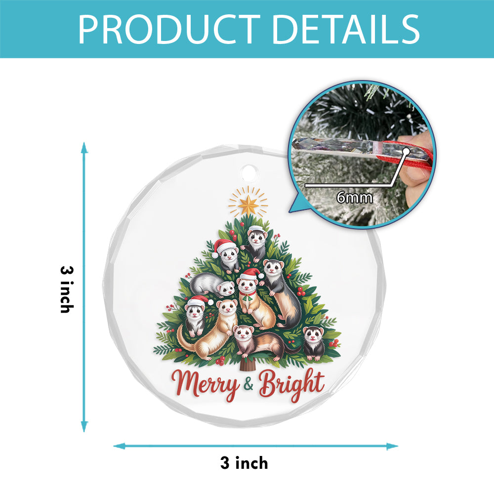 Ferret Xmas Ornament